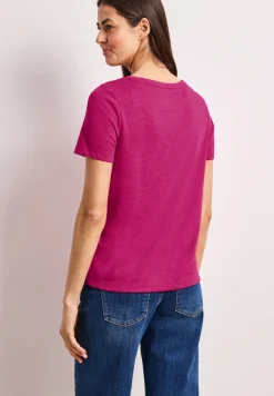 T-Shirt à col rond avec inscriptions