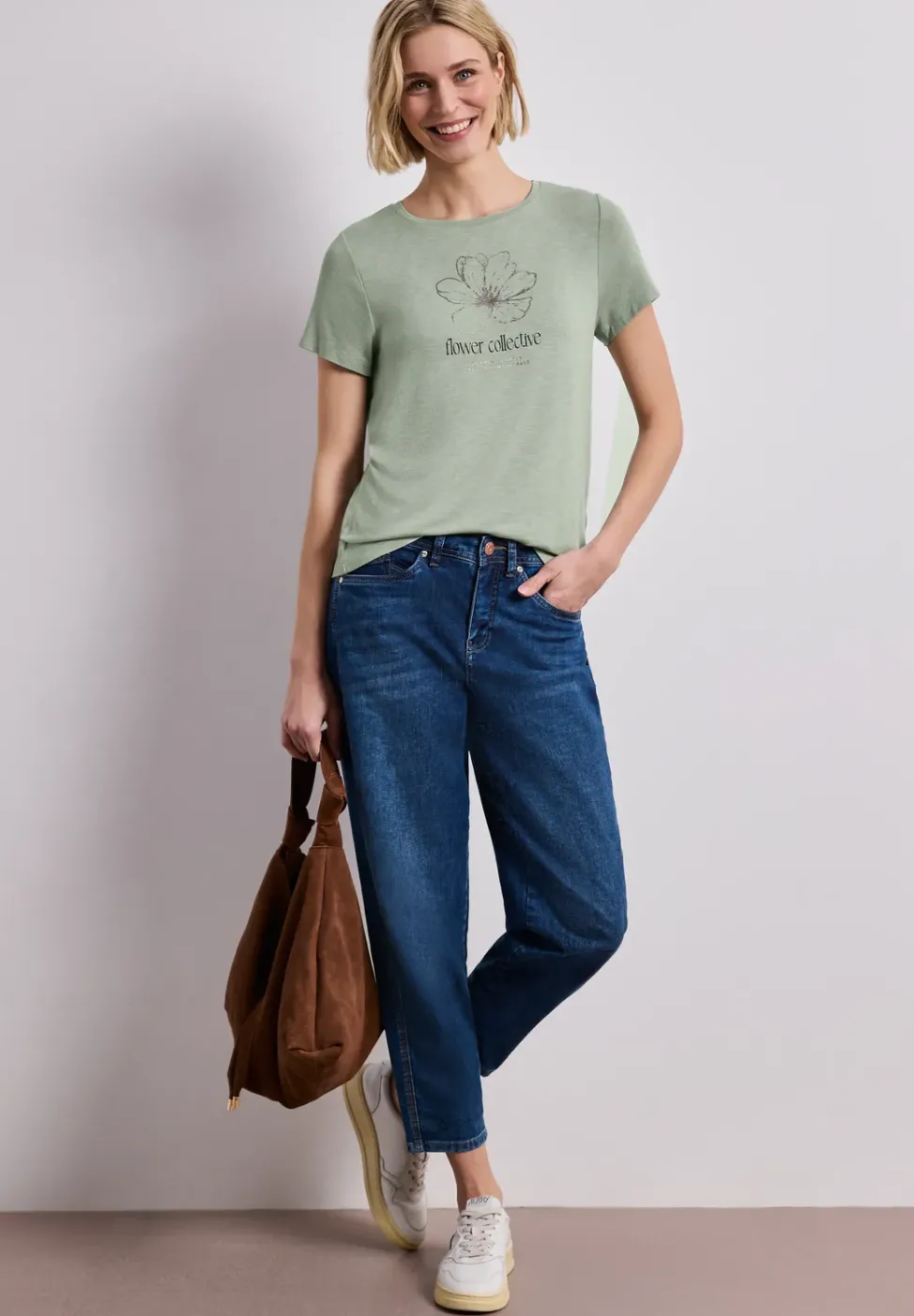T-shirt à col rond avec motif graphique