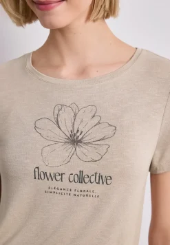 T-shirt à col rond avec motif graphique
