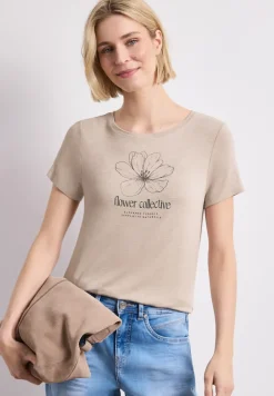 T-shirt à col rond avec motif graphique