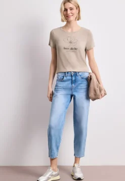 T-shirt à col rond avec motif graphique