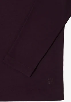 T-shirt à col rond en couleur unie