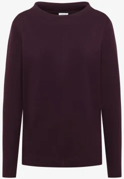 T-shirt à col rond en couleur unie