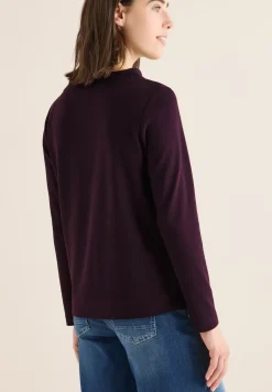T-shirt à col rond en couleur unie