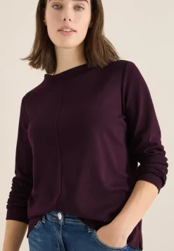 T-shirt à col rond en couleur unie