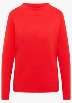 T-shirt à col rond en couleur unie