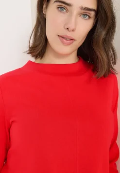 T-shirt à col rond en couleur unie