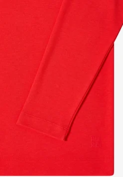 T-shirt à col rond en couleur unie