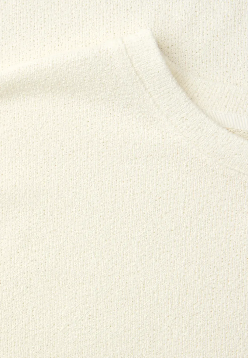 T-shirt à col rond en tricot