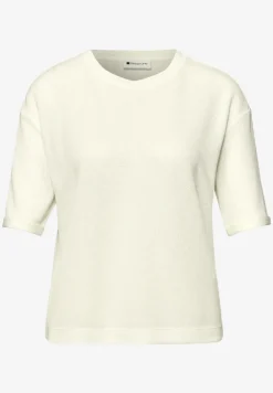 T-shirt à col rond en tricot