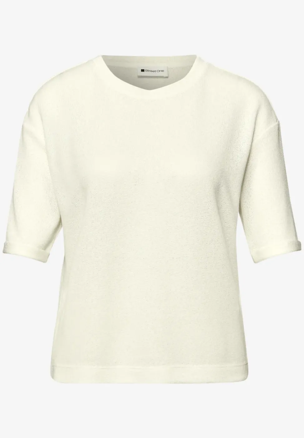 T-shirt à col rond en tricot