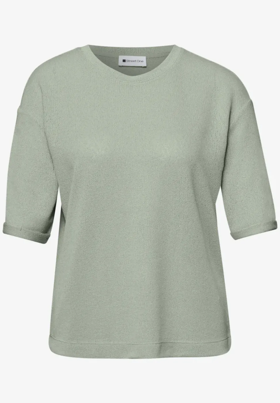 T-shirt à col rond en tricot