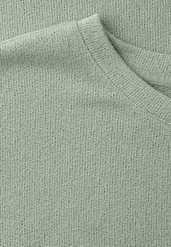 T-shirt à col rond en tricot