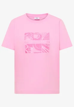 T-shirt à col rond et imprimé sur le devant
