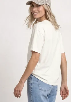 T-shirt à col rond et imprimé