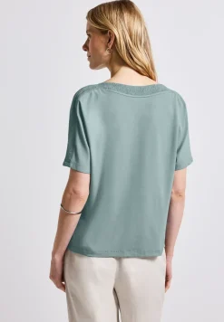 T-shirt à col structuré