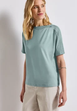 T-shirt à col structuré