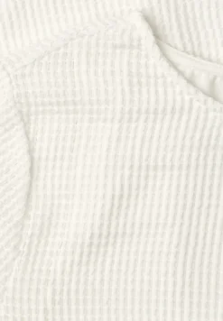 T-shirt 2 en 1 en mesh avec col bateau