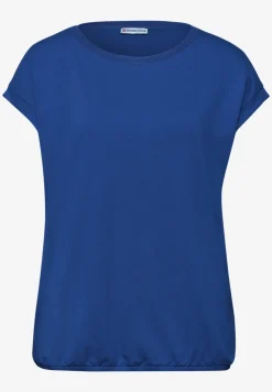 T-shirt à encolure bateau et ruban décoratif
