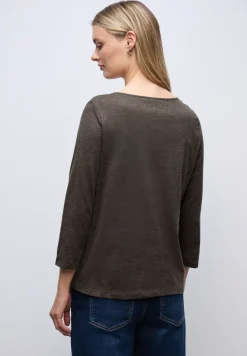 T-shirt à encolure carrée