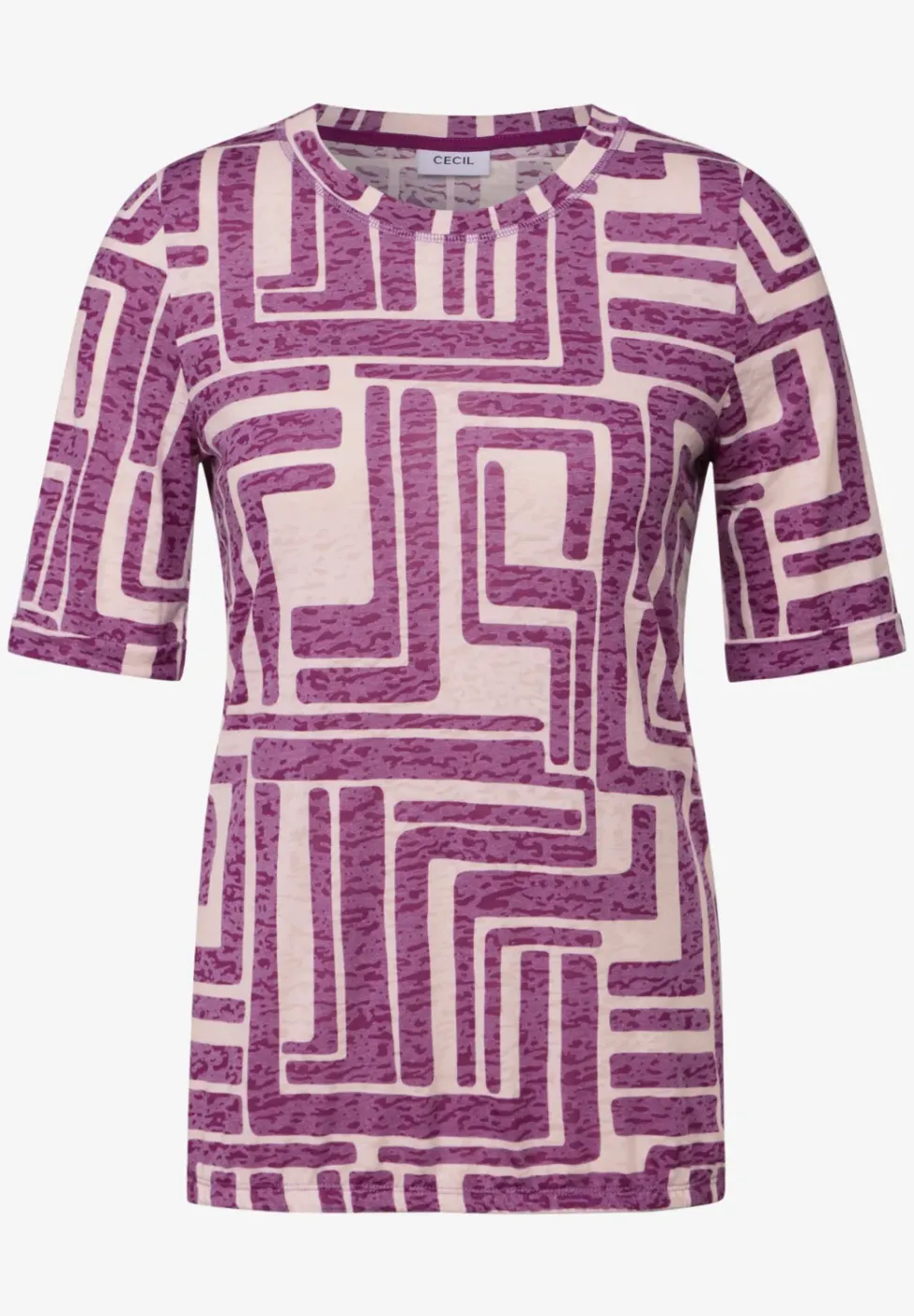 T-shirt à l'aspect dévoré