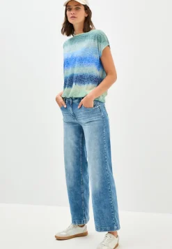 T-shirt à l'aspect dévoré