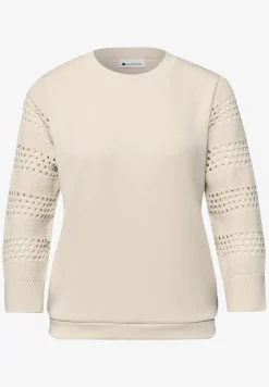 T-shirt à manches ajourées