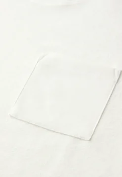 T-shirt à manches courtes avec mélange de structures
