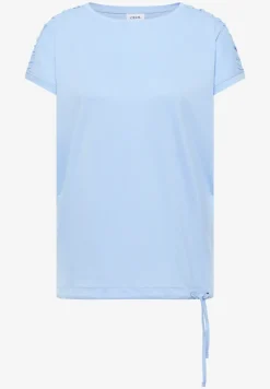 T-shirt à manches courtes avec fronces
