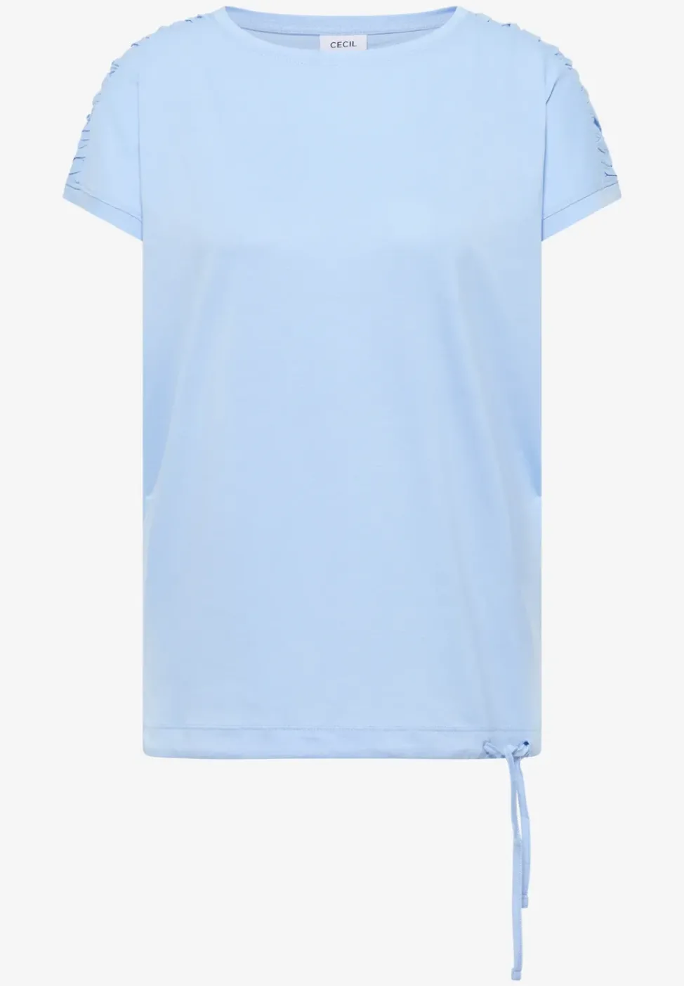 T-shirt à manches courtes avec fronces