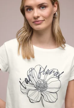 T-shirt à manches courtes avec un artwork floral