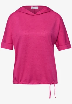T-shirt à manches courtes avec capuche et cordon de serrage