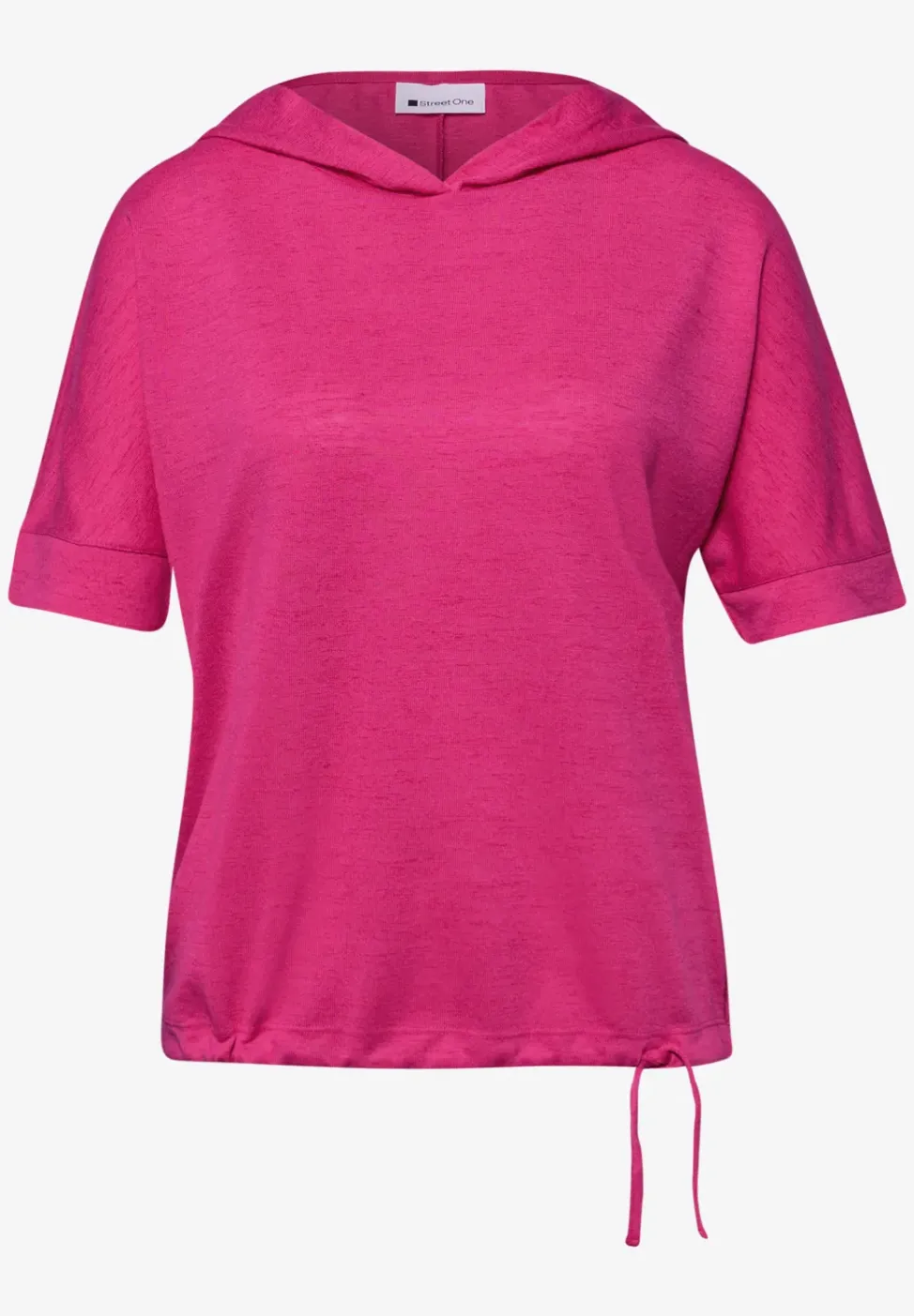 T-shirt à manches courtes avec capuche et cordon de serrage