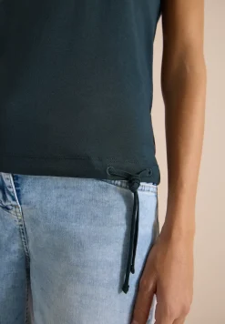 T-shirt à manches courtes avec fronces