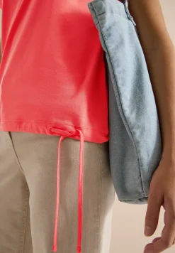 T-shirt à manches courtes avec fronces