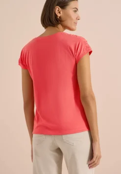 T-shirt à manches courtes avec fronces