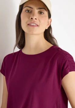 T-shirt à manches courtes avec fronces