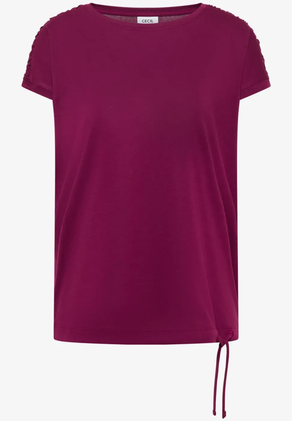 T-shirt à manches courtes avec fronces
