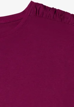 T-shirt à manches courtes avec fronces