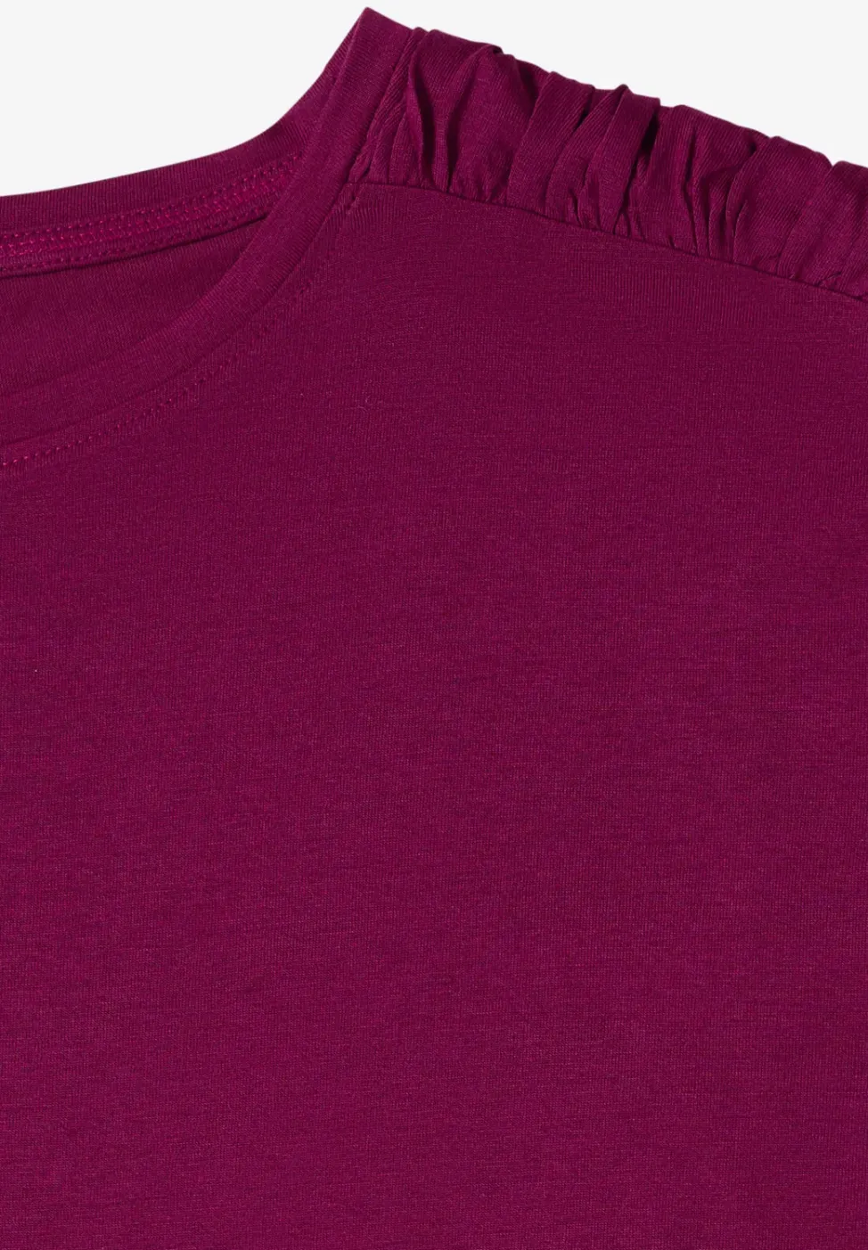 T-shirt à manches courtes avec fronces