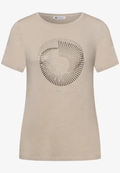 T-shirt à manches courtes avec col rond et imprimé