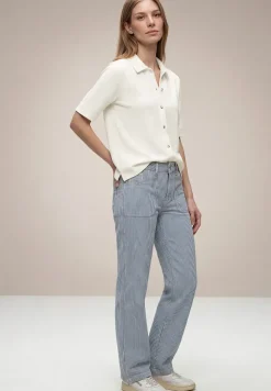 T-shirt à manches courtes avec patte de boutonnage