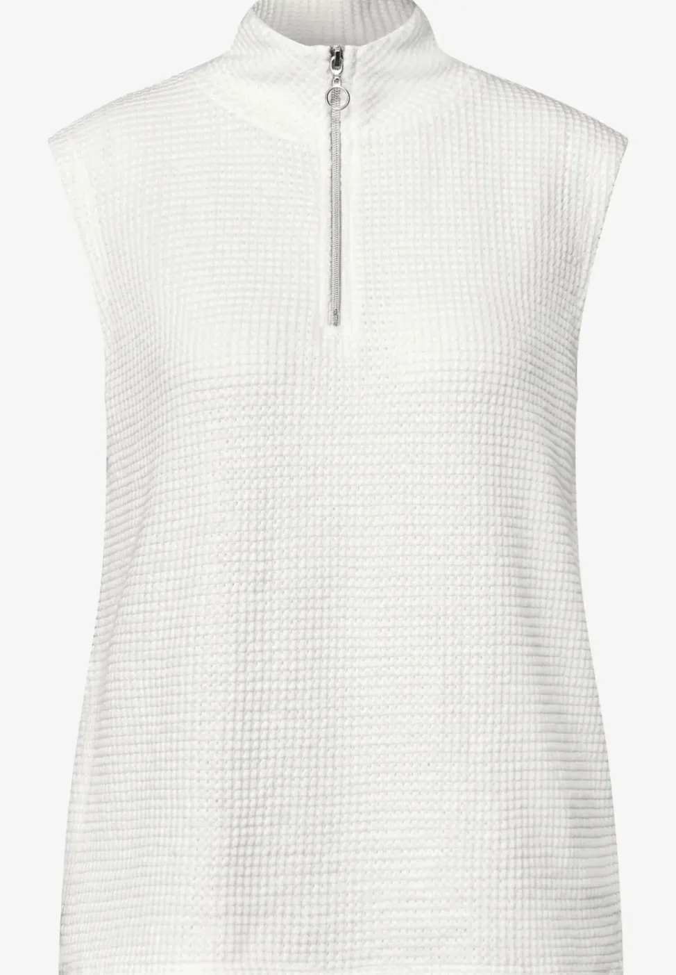 T-shirt à manches courtes avec fermeture éclair