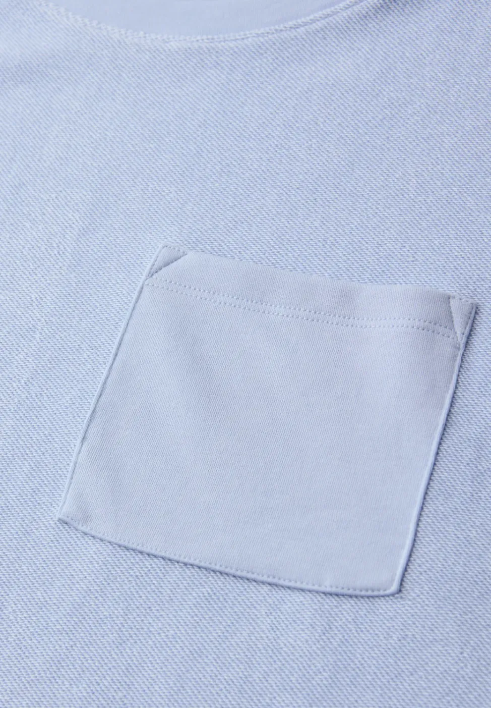 T-shirt à manches courtes avec mélange de structures