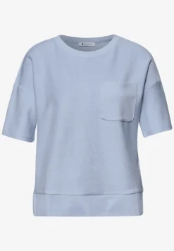 T-shirt à manches courtes avec mélange de structures