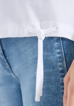 T-shirt à manches courtes avec fronces