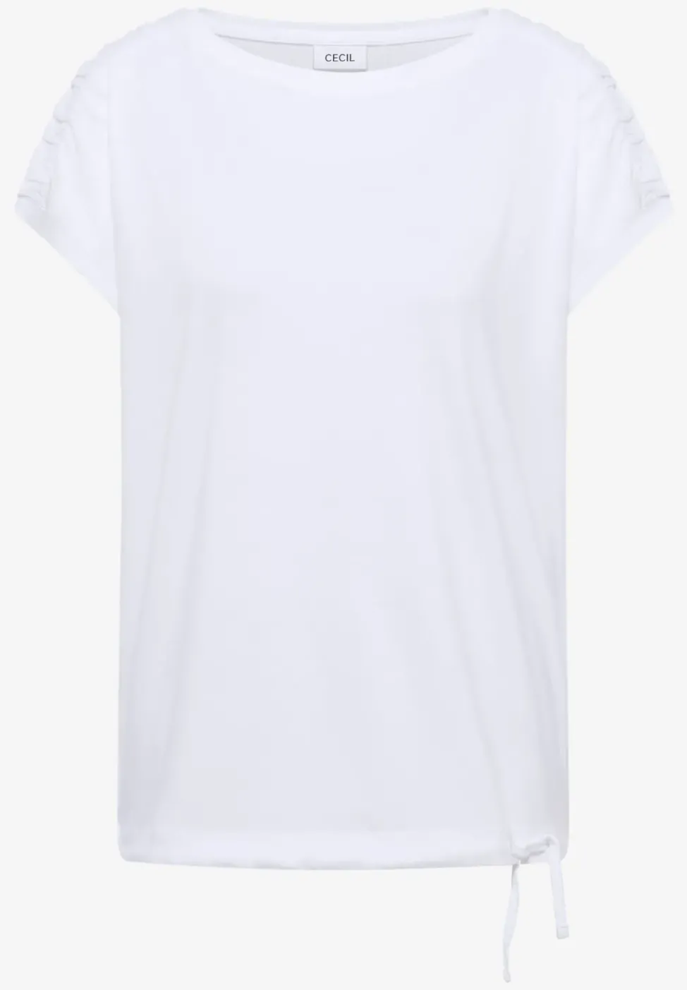 T-shirt à manches courtes avec fronces