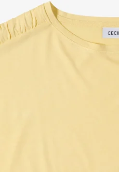 T-shirt à manches courtes avec fronces