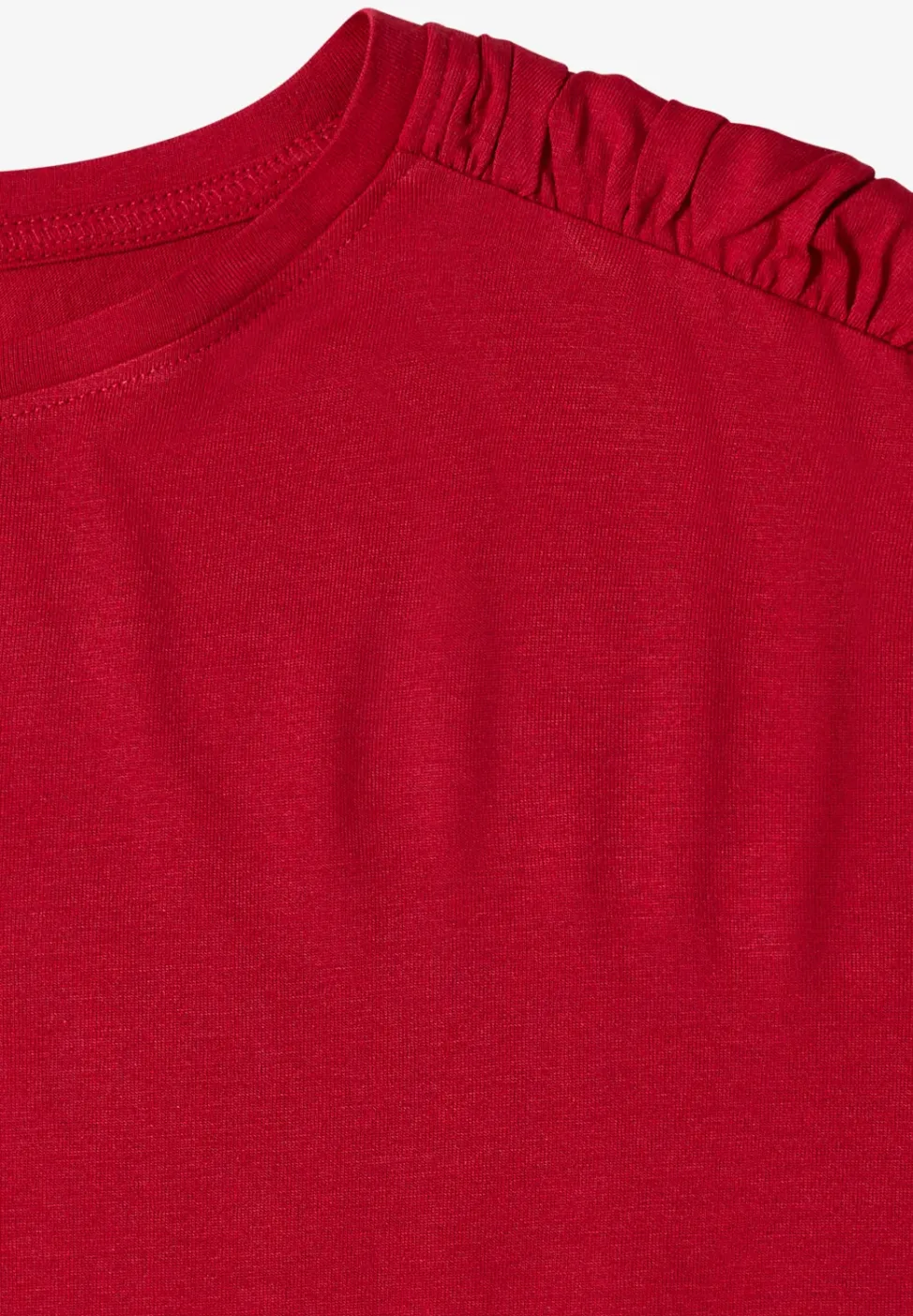 T-shirt à manches courtes avec fronces