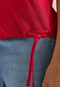 T-shirt à manches courtes avec fronces